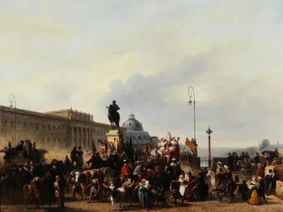 Mascarade Sur Le Pont Neuf