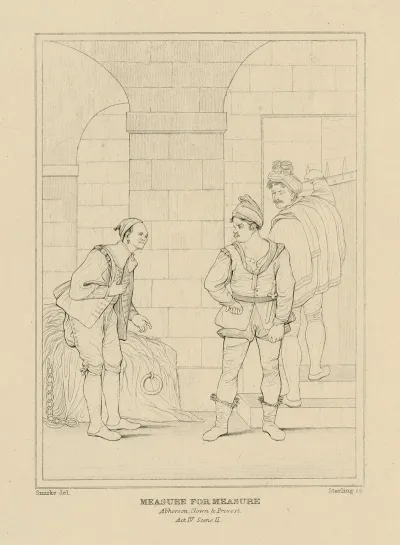 Measure For Measure Act 4 Scene 2 Abhorson Clown And Provost
