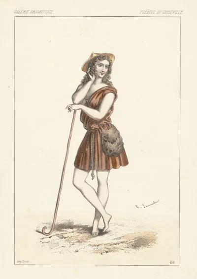 Melle Cico Role De Daphnis Dans Daphnis Et Chloe