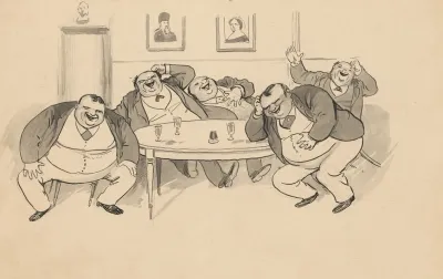Men Around The Table