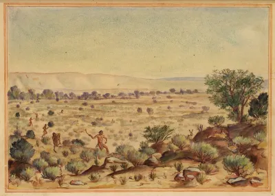 Men Hunting Rabbits