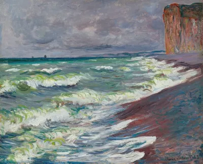 Mer Agitee A Pourville