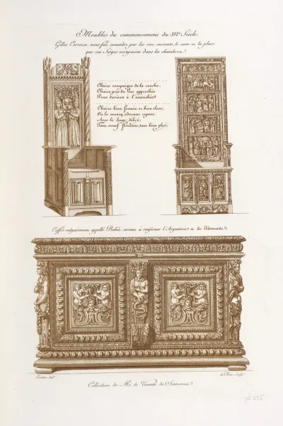 Meubles Du Commencement Du Xvie Siecle