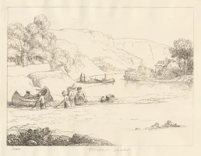 Meuse And Sambre From The Gate Of The Sambre
