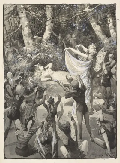 Midsummer Nights Dream Ii 2 Elizabeth Parkina The Singing Fairy Singing In The Wood Scene