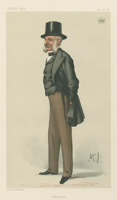 Military And Navy Balaklava General The Earl Of Lucan April 23 1881