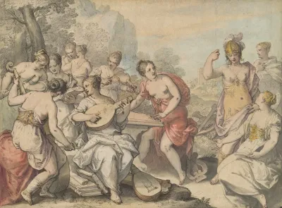 Minerva And The Muses
