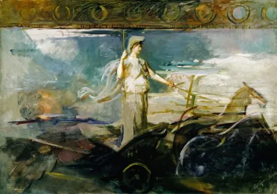 Minerva In A Chariot