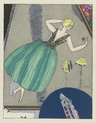 Mirage Robe Du Soir De Paul Poiret