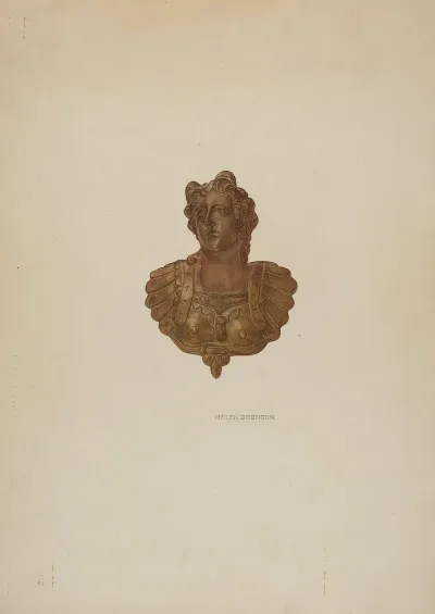 Mirror Support Lady Bust