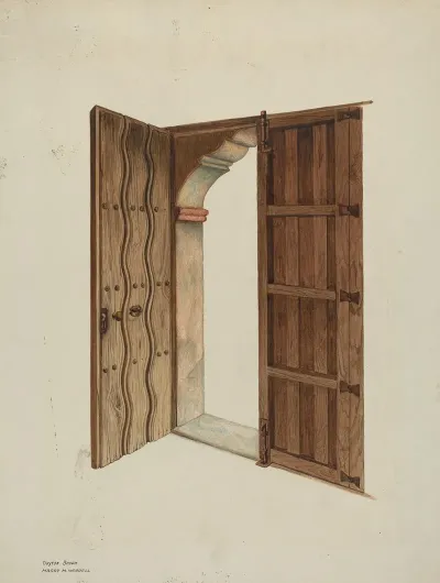 Mission Church Doors And Doorway