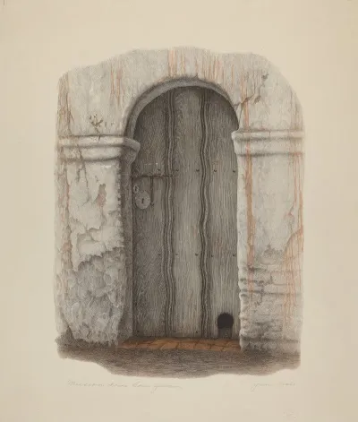 Mission Door San Juan