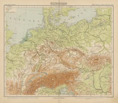 Mitteleuropa ubersicht der bodenverhaltnisse
