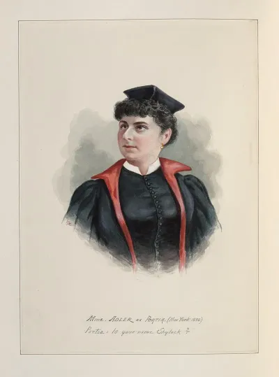 Mme Adler As Portia