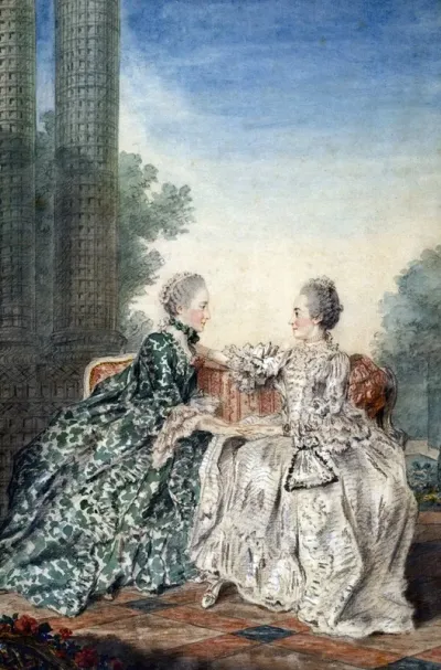 Mme De Breget Et Mme Dalencon