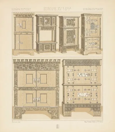 Mobilier Dapparat Armoires Coffres Forts Credences