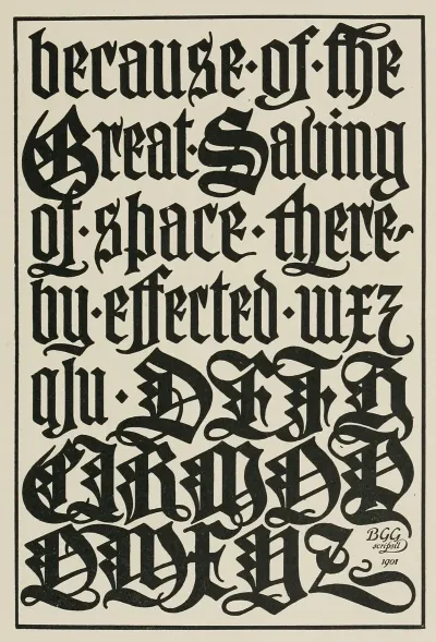 Modern American Blackletters 2