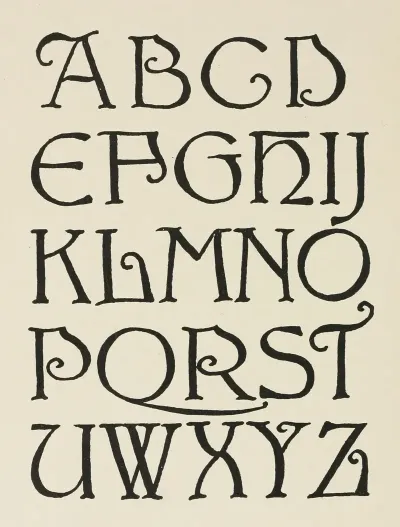 Modern English Capitals