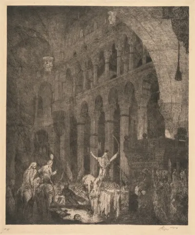 Mohammed Ii In The Aye Sophia