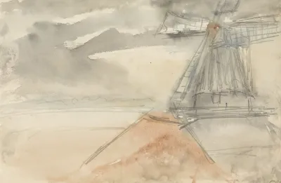Molen Bij Bewogen Lucht