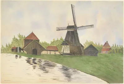 Molens Houtzaagmolen De Groenlandsche Visscherij Westzaandam Gesloopt 1893