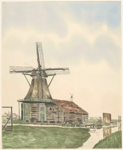 Molens Oliemolen Het Oude Honingvat Oostzijderveld