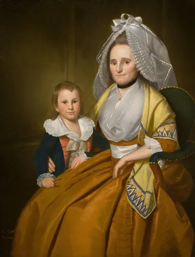 Molly Marsh Seymour Mrs Moses Seymour And Son Epaphroditus