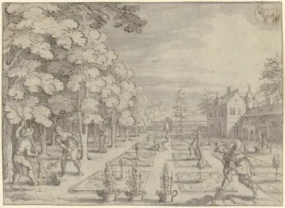 Monatsbild April Oben Rechts Das Zeichen Des Stiers