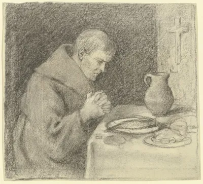 Monk During Grace