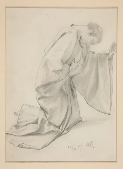 Monk Kneeling