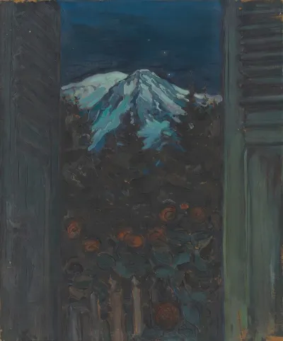 Mont Blanc At Night