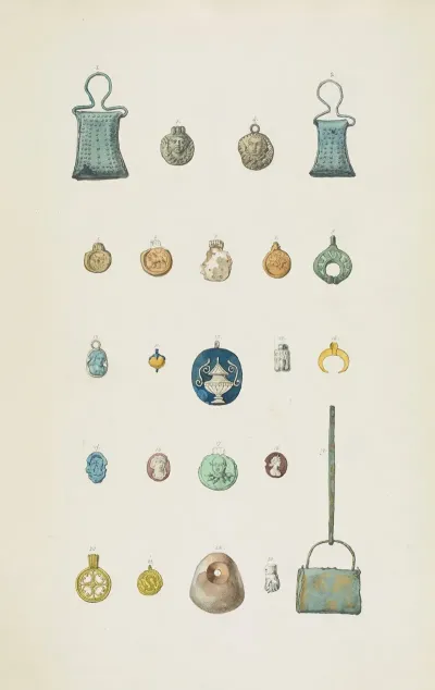 Monuments Antiques Dessines Pl 110