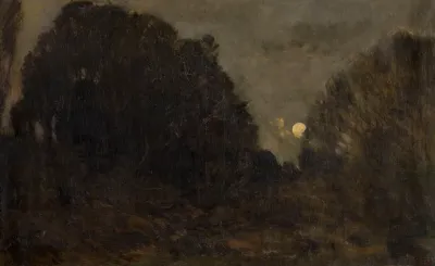 Moonrise At Barbizon