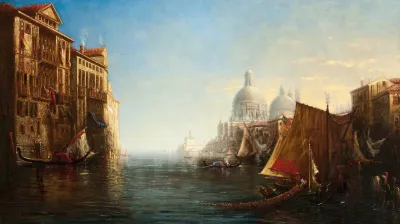 Morning On The Grand Canal Venice