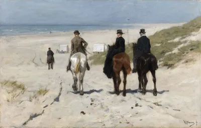 Morning Ride Along The Beach