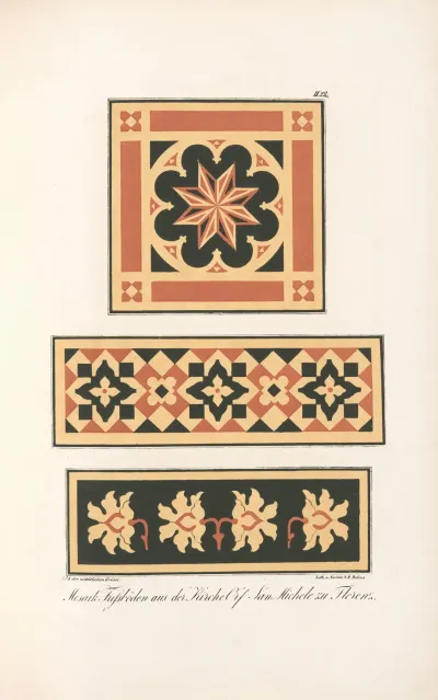 Mosaik Fussboden Aus Der Kirche Or San Michele Zu Florenz