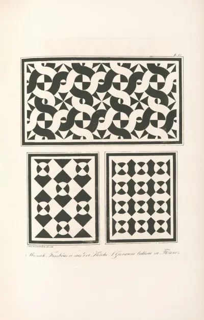 Mosaik Fussboden Aus Der Kirche S Giovanni Battista Zu Florenz
