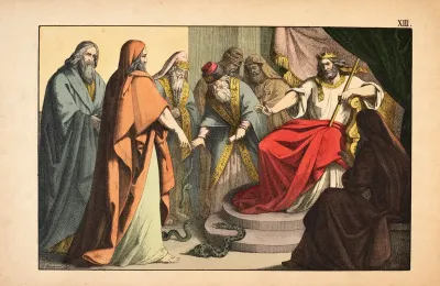 Moses And Aaron Before Pharaoh 2