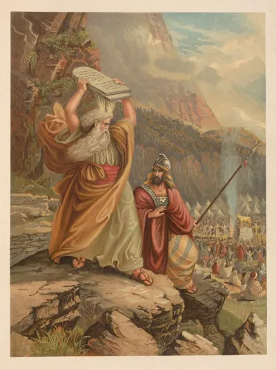 Moses Breaks The Tablets Of The Commandments
