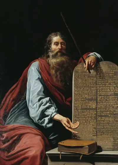 Moses With The Tablets Of The Law