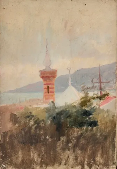 Mosque In Alupka From The Journey To Crimea