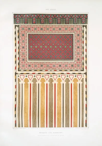 Mosquee Del Bordeyny Developpement De La Mosaique Du Mihrab