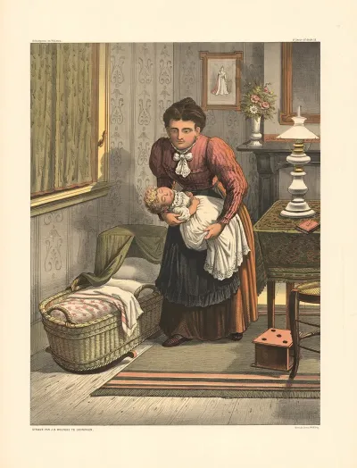 Mother With Sleeping Child