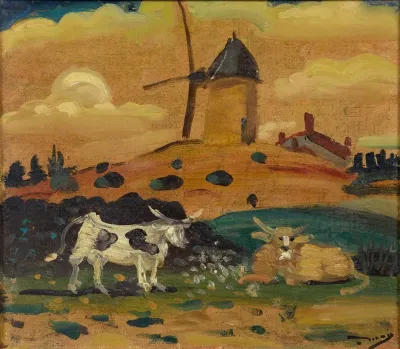 Moulin Et Deux Vaches Ile De France