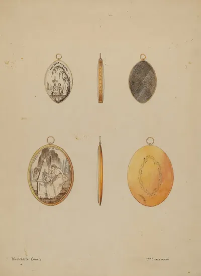 Mourning Pendants