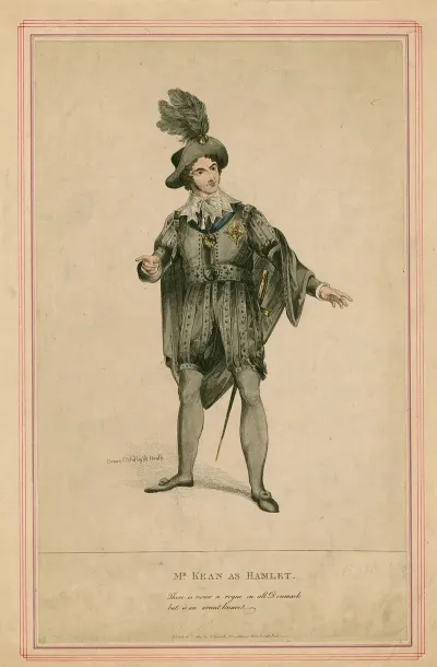 Mr Kean As Hamlet