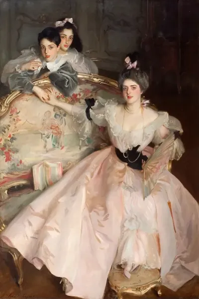 Mrs Carl Meyer And Her Children