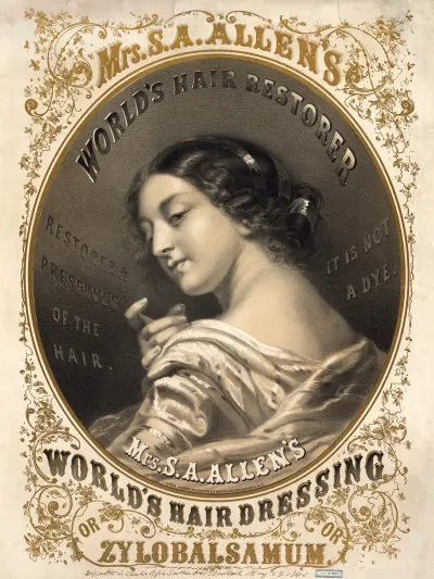 Mrs S A Allens Worlds Hair Dressing Or Zylobalsamum