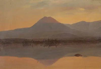 Mt Katahdin From Lake Katahdin 2