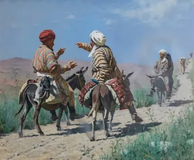 Mullahs Going To Bazaar